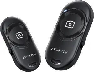 ATUMTEK Bluetooth Kamera-Fernbedienung (2er-Pack), Bluetooth 5.2 Fernauslöser mi