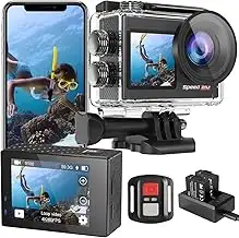 Speed 20 Action Cam 4K60FPS 40MP WiFi Unterwasserkamera 40M Wasserdicht Ultra HD