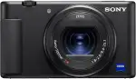 Sony ZV-1 Premium Kompaktkamera (1" Sensor, 24-70mm F1.8-2.8, 4K Video, Augen-Autofokus, neigbare...