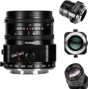 7artisans 50mm F1.4 Tilt Shift Objektiv Halbformat APS-C Große Blende Prime Neig