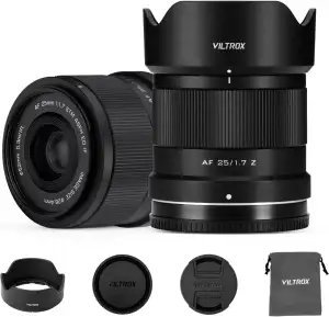 VILTROX 25mm F1.7 Air Z Pocket Portability Lens AF F/1.7 Z-Mount Portable Shot f