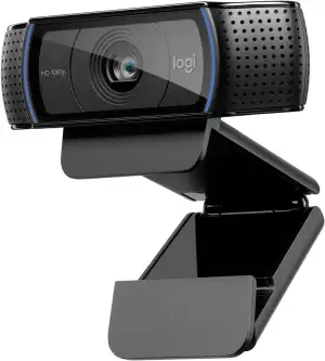 Logitech C920 HD PRO Webcam, Full-HD 1080p, 78° Sichtfeld, Autofokus, Klarer Ste