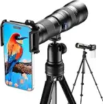 APEXEL Telecular 20-60x Professionelles Kompakt Zoomlinse für Smartphones-Teleobjektiv für Smartp...