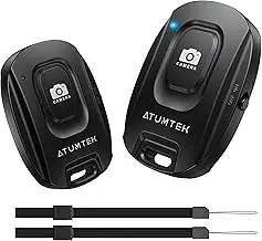 ATUMTEK Kameraselbstauslöser für iPhone und Android-Smartphones (2er-Pack), Drah