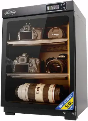 Kamera-Trockenschrank, elektronischer feuchtigkeitsdichter Trockenschrank mit LE