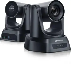 TONGVEO HDMI PTZ-Kamera 20X Optischer Zoom, Kirche Live-Streaming USB 1080P 60fp