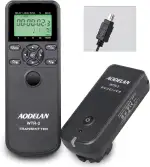 Drahtloser Fernauslöser für Nikon, Funkausloeser mit Timer, Intervalometer, Langzeitbelichtung, Serienaufnahmen & Anzahl der Schüsse, Kabel Selbstauslöser Kabellose Fernbedienung für Kamera