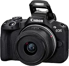 Canon EOS R50 Systemkamera + RF-S 18-45mm is STM Objektiv - Spiegellose Kamera (