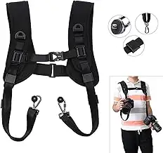 K-förmiger Quick Snapshot Kamera-Schultergurt mit Schnellentriegelung, Doppel-Sc