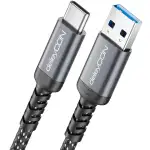 deleyCON 2m USB-A auf USB-C Kabel USB 3.0 5Gbps (USB 3.2 Gen1) Ladekabel Datenkabel für Smartphon...