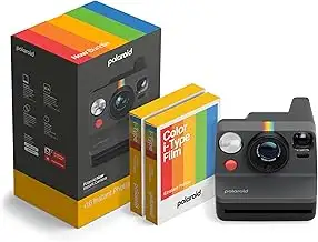 Polaroid - Now Gen 3 - Sofortbildkamera - Bundle Kamera + Farbfilm (16 Fotos) Sc