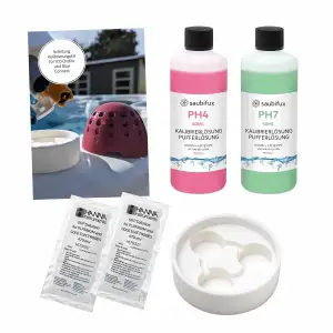 Kalibrierung Set für ICO Sonden mit pH 4, pH 7, ORP 470 mV, kompatibel mit ICO S