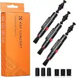 K&F CONCEPT 3er-Packung Objektiv Reinigungsstift Weiche Spezial Reinigung Reinigungspinsel für Di...