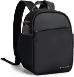 K&F CONCEPT Täglicher Kamerarucksack, Fotorucksack Klein Tragbar mit Verstellbarem Schultergurt für DSLR Kamera & Objektiv, Ideal für Alltag, Arbeit und Reisen (Schwarz)