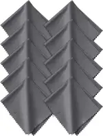 K&F CONCEPT 10 Stück Mikrofaser Reinigungstuch, Reinigungstücher Set(15 * 18cm) für Kamera, Objektiv, Filter, Brille, Display, Smartphones, Tablet