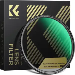 K&F CONCEPT 2-IN-1 Filter 49mm Polfilter & Black Mist 1/4 True Color Polfilter &