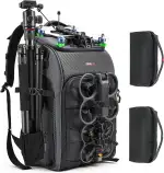 FPV Drohnen Rucksack-Professionelle Wasserdichte Umhängetasche für FPV Racing Quadcopter/FPV-Brille/DJI Avata/FPV Zubehör,40L DIY Kameratasche