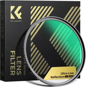 K&F CONCEPT Ultra-niedrige Reflexion UV Filter 77mm Schutzfilter (Nano Xcel)