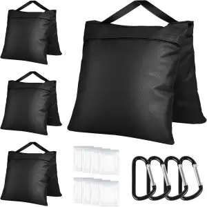 Victiv 4er Set Langlebige Sandsäcke, 57x26,5cm Sandsack für Stativ Fotografie, S