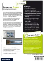 Whatsmac Panorama Project 2: Professionelles Stitchen von Einzelaufnahmen für faszinierende Panoramabilder im Großformat. Für Mac 32Bit/64Bit