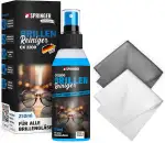 SPRINGER CX2200 - - Brillenreiniger 250 ml - - Made in Germany - - Sanfter Reiniger für alle Brillengläser (Glas & Kunststoff) - - gegen Flecken & Schlieren auf der Brille - - für Brillenputztücher