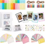 Instax-Fotozubehör Kompatibel mit Fujifilm 2x3 Instax Mini Film, Zubehör für magnetische Fotorahmen/Aufkleber/Hängerahmen/Fotoalbum, Polaroid-Fotozubehör