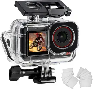 FitStill 60M/196FT Wasserdichtes Gehäuse für DJI Osmo Action 5 Pro/Action 4/Acti